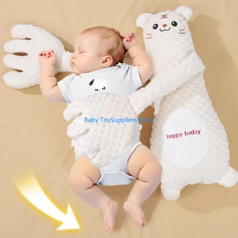 R1WF Automatic Baby Soother Lovely Cartoon Mood Soothing Doll Sleep Helper with Soft Ergonomic Designs for Newborns