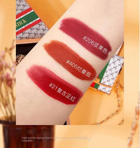 Wholesale Matte Shimmering Velvet Lipstick Make Up Set  Korean Fashion Chain Bag Engraved Lip Glaze 3 Pack Maquillaje