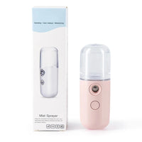 30ml Mini Air Humidifier Nano Facial Sprayer Portable Rechargeable Small Steamer Wireless Nano Personal Face Hydrat Sprayer