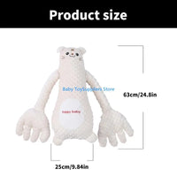 R1WF Automatic Baby Soother Lovely Cartoon Mood Soothing Doll Sleep Helper with Soft Ergonomic Designs for Newborns