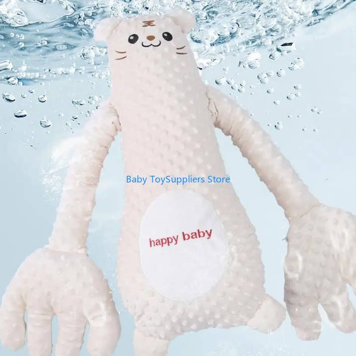 R1WF Automatic Baby Soother Lovely Cartoon Mood Soothing Doll Sleep Helper with Soft Ergonomic Designs for Newborns