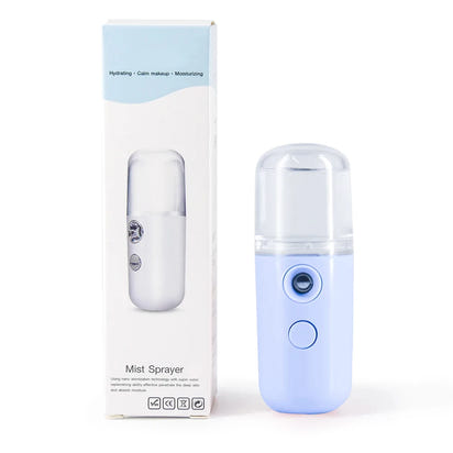 30ml Mini Air Humidifier Nano Facial Sprayer Portable Rechargeable Small Steamer Wireless Nano Personal Face Hydrat Sprayer