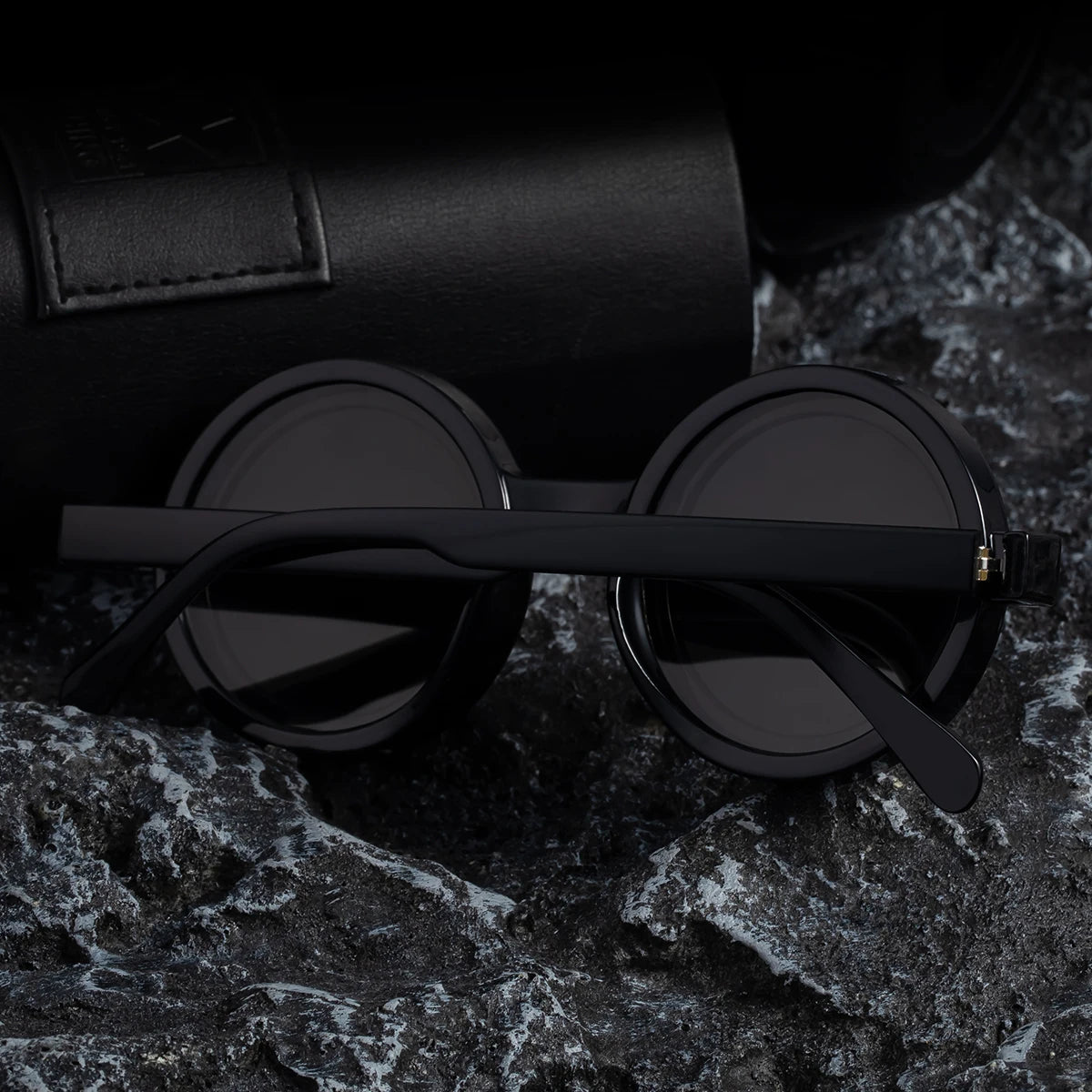 Polarized Small Frame Round Steampunk ND9 Adjustable Dimming Sunglasses Men Light-Reducing Sun Glasses For Fishing Driving UV400