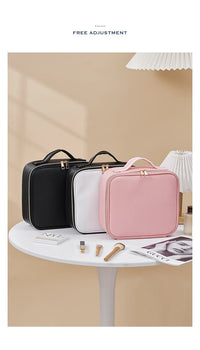 Travel Makeup bag With Led Light Mirror