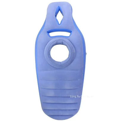 Yoga Mat for Pregnant Women Comfortable Flocking PVC Inflatable Mattress with Hole Exercise Home Sports Gym Fitness Pilates Pads