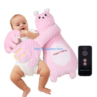 R1WF Automatic Baby Soother Lovely Cartoon Mood Soothing Doll Sleep Helper with Soft Ergonomic Designs for Newborns