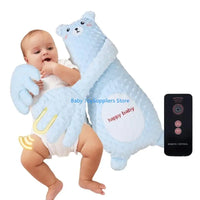 R1WF Automatic Baby Soother Lovely Cartoon Mood Soothing Doll Sleep Helper with Soft Ergonomic Designs for Newborns