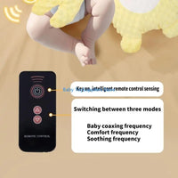R1WF Automatic Baby Soother Lovely Cartoon Mood Soothing Doll Sleep Helper with Soft Ergonomic Designs for Newborns