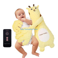 R1WF Automatic Baby Soother Lovely Cartoon Mood Soothing Doll Sleep Helper with Soft Ergonomic Designs for Newborns