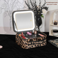 Travel Makeup bag With Led Light Mirror