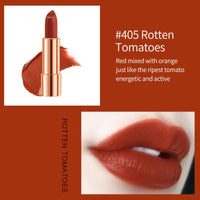 Matte Lipstick Set 3 Colours with Silver Chain Bag Waterproof Non-Stick Long Lasting Makeup Red 3.5gx3pcs for Women and Girls